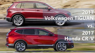 2017 Volkswagen Tiguan vs 2017 Honda CR-V (technical comparison)