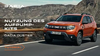 Der neue Dacia Duster 2023: So verwendest du den Reifenfüllkompressor