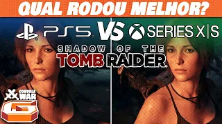 COMPARANDO DESEMPENHO EM SHADOW OF THE TOMB RAIDER | PS5 VS Xbox Series X VS Series S