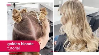 How to Create a Glossy Golden Blonde Hair Color with Koleston Perfect | Wella Professionals