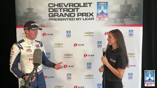 #DetroitGP Interview With Indy Lights Race 2 Winner Kyle Kirkwood