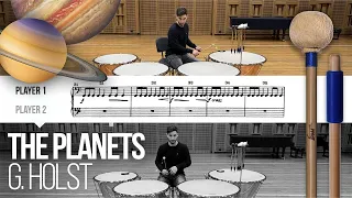 Orchestral Excerpts Timpani sheet - GUSTAV HOLST - The Planets - Mars Jupiter #mallets #timpani