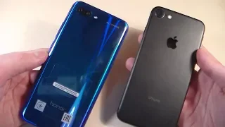 Honor 10 vs iPhone 7 (HD)