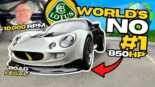 BUILT IN A SHED! 850HP Lotus Elise *WORLDS FASTEST!*