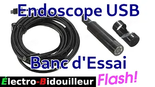EB_#348 Flash - Banc d'Essai: Caméra Endoscope USB