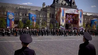 «Мы - армия страны» и марш «Прощание Славянки». Парад Победы 2016