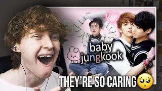 THEY'RE SO CARING! (BTS Treating Jungkook Like A Baby | Reaction/Review)