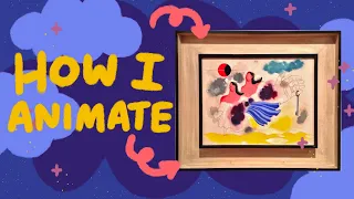 surrealist art animation ☁ frame by frame animation procreate // dream symbols