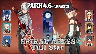 Spiral Abyss 4.6 (patch 4.5 part 3) | Arlecchino & Lyney