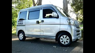 Turbo 4WD Daihatsu Hijet Cargo Camper Van For Sale @ www.EdwardLees.com.au