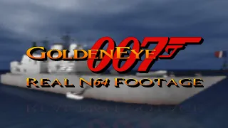 GoldenEye 007 - Frigate - 00 Agent [Real N64 Footage]