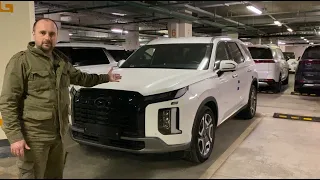 Рестайлинговый Hyundai Palisade 2022 г. из Кореи в минимальной комплектации.