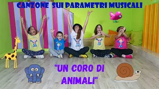 CANZONE SUI PARAMETRI MUSICALI PER BAMBINI-"UN CORO DI ANIMALI"