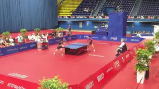 JUNG Youngsik KOR vs  JOO Saehyuk KOR, part 1, Zagreb Open 2016, finals