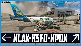 LIVE MSFS | Real World Frontier OPS | *NEW* BMWorld & AmSim San Francisco (KSFO) | iniBuilds A320neo