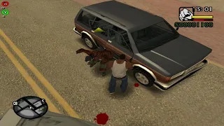 GTA San Andreas - Zombie Apocalypse 1 часть (Кендл и Цезарь)