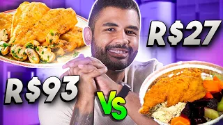 TILÁPIA CARA VS BARATA! - CARO, MAS GOSTOSO - 27 REAIS X 93 REAIS