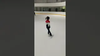 Серафима Кирина. Карабликовый шаг. Фигурное катание ⛸ #симкасалабимка #figureskating #спорт