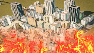 ОПУСТОШИЛ ГОРОД за 10 МИНУТ Cities Skylines