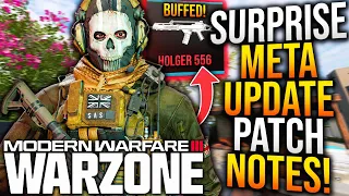 WARZONE: All SURPRISE META UPDATE PATCH NOTES! New RIFLE BUFFS, MORS Fixed, & More! (WARZONE META)