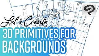 How to use 3D primitives for backgrounds! | Simzart