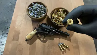 Gasser revolver 11,3 × 36R ammo reloading