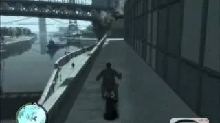 GTA IV Monster Stunt on police station