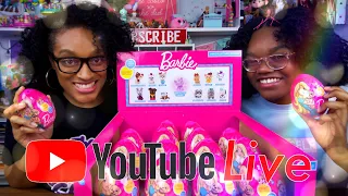 YouTube LIVE with The Froggys: Fan Mail | Q&A | Barbie Surprise Eggs