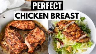BEST Sautéed Chicken Breast Recipe | How to Cook Chicken Breasts in a Skillet!🔥