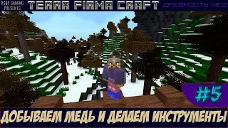LP ► Minecraft ► TerraFirmaCraft ► [Древность 2.0] Сезон №2 E5 - Добываем медь и делаем инструменты