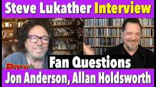 Steve Lukather Fan Question - Talks Jon Anderson, Allan Holdsworth & Hearing Problems
