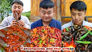 How to cook belly meat? | cooking | mukbangs | chinese food | mukbang seafood | songsong & ermao