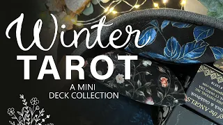 What’s in My Winter Tarot Basket (a mini deck collection)