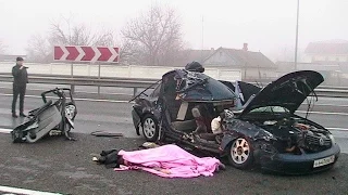 Аварии  и ДТП на дорогах. Car Crash Compilation 2014