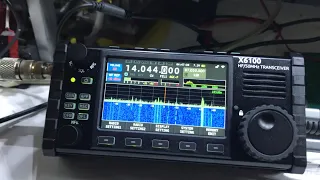 Xiegu X6100 and ICOM IC-705 receive audio comparison, on CW.