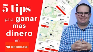 5 TIPS PARA GANAR MAS DINERO EN DOORDASH $$$$