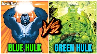 KON JYADA POWERFUL HAI? Blue Hulk Vs Green Hulk Superhero Showdown BlueIceBear