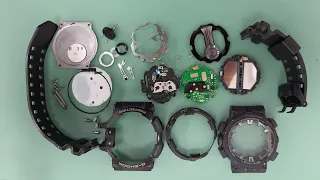 G-SHOCK GA-400 Disassemble and Assemble With Battery Change