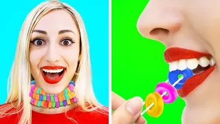 SNEAKING SNACKS IN FRONT OF THE PROFESSOR! | GENIUS SNEAKING CANDY TIPS, TRICKS & IDEAS PART 2