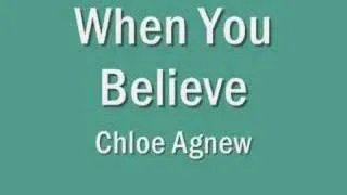 When You Believe by Chloe Agnew