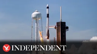 Live: SpaceX launches supplies to International Space Station