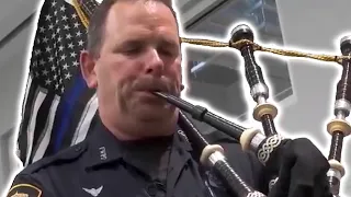 Police Bagpipes (Texas Country Reporter)