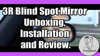 3R Blind Spot Mirror Unboxing, Installation and Review.