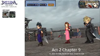 DFFOO GL (Act 2 Chapter 9: An Unexpected Battle Pt.2) Zack, Aerith, Cloud