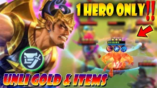 1 HERO DEPLOYED ONLY! GATOKACA ONLY | VALE SKILL 2 | MAGIC CHESS MOBILE LEGENDS