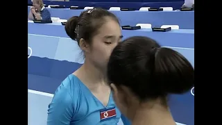 [HDp50] Pak Gyong Sil (PRK) Uneven Bars Team Optionals 1992 Barcelona Olympic Games