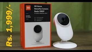 Mi Home Security Camera Basic 1080p Unboxing, Installation and sample now in India for Rs. 1,999