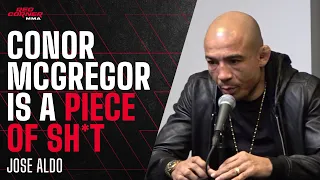 Jose Aldo reacts to Conor McGregor calling him out after his Gamebred Boxing 4 fight