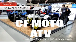 E1 (CF MOTO 2023 new model) EICMA 2022 motorcycle show live by Nihao Motor