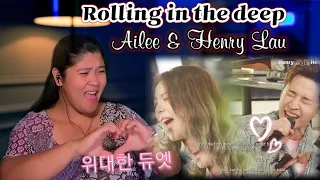 AILEE X HENRY Cover ‘Rolling in the deep’ Reaction #ailee #henrylau #ailee&henryreollinginthedeep